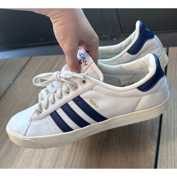 Adidas Other - Men's Adidas Noah Adria Core White/Dark Blue Shoes - Size 12